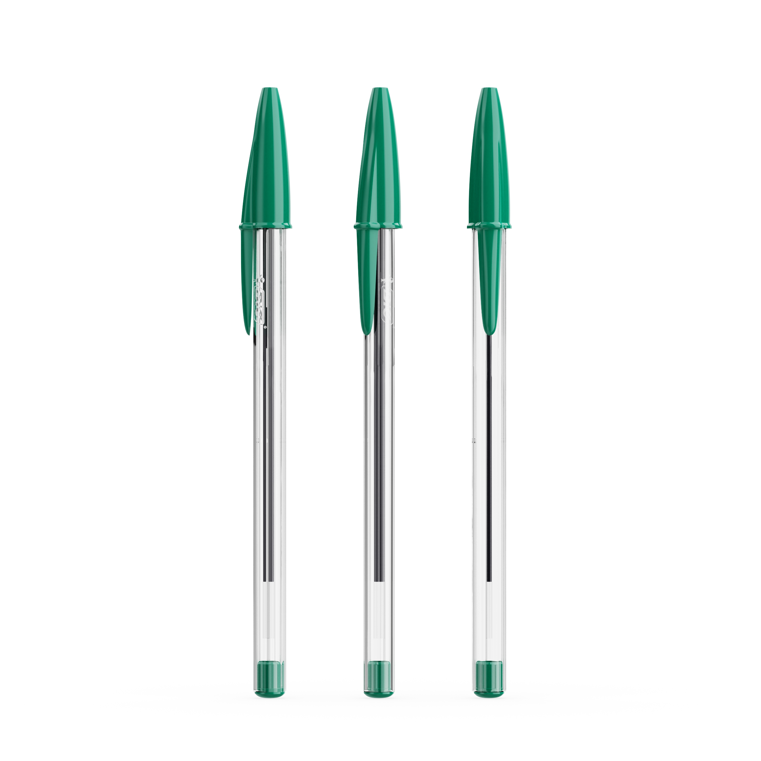 Stylo Bic® Cristal® expression publicitaire Vert encre verte